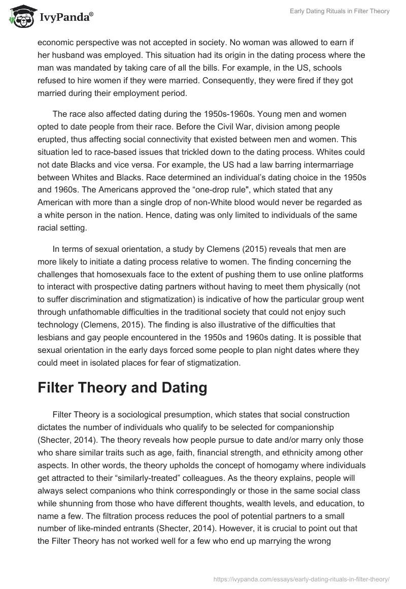 Early Dating Rituals in Filter Theory. Page 3