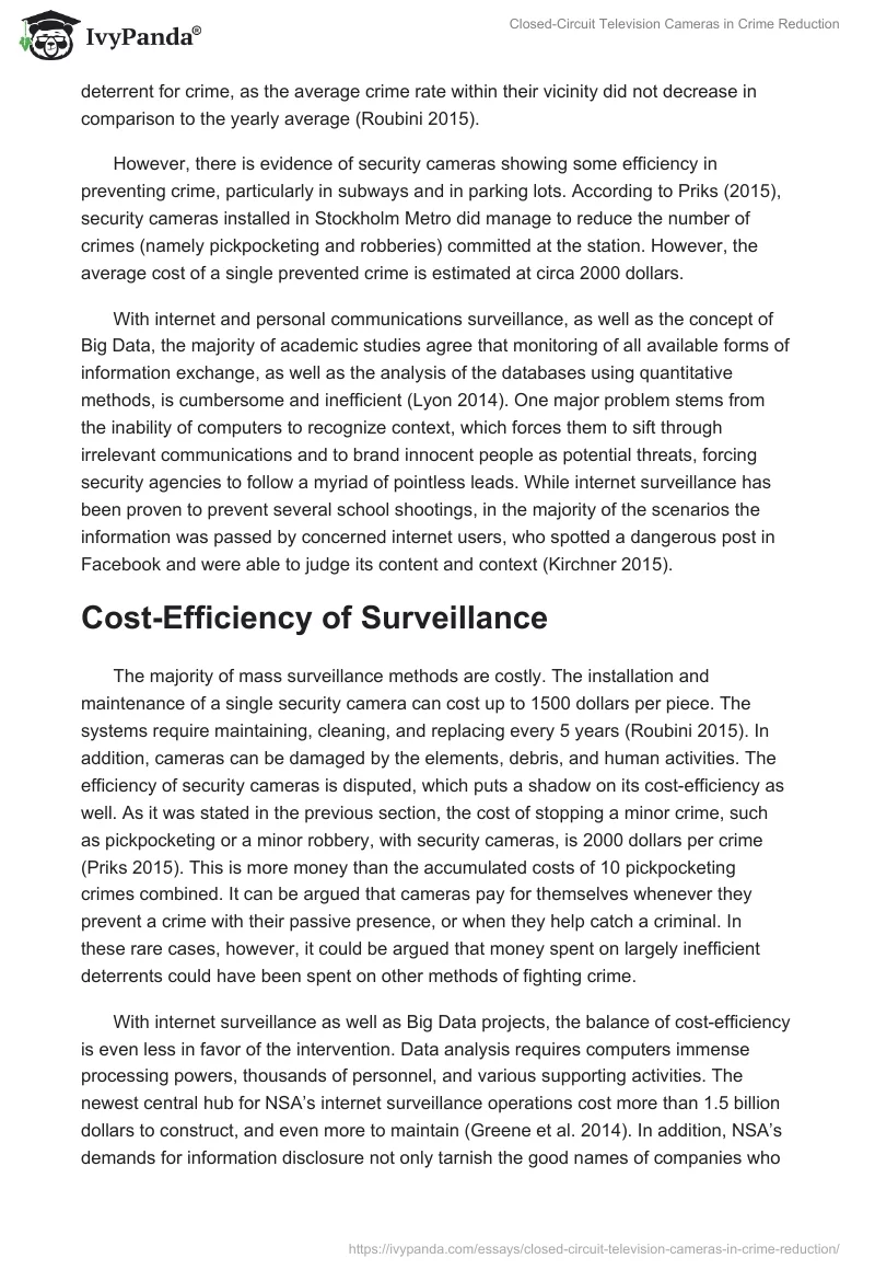 Closed-Circuit Television Cameras in Crime Reduction. Page 3