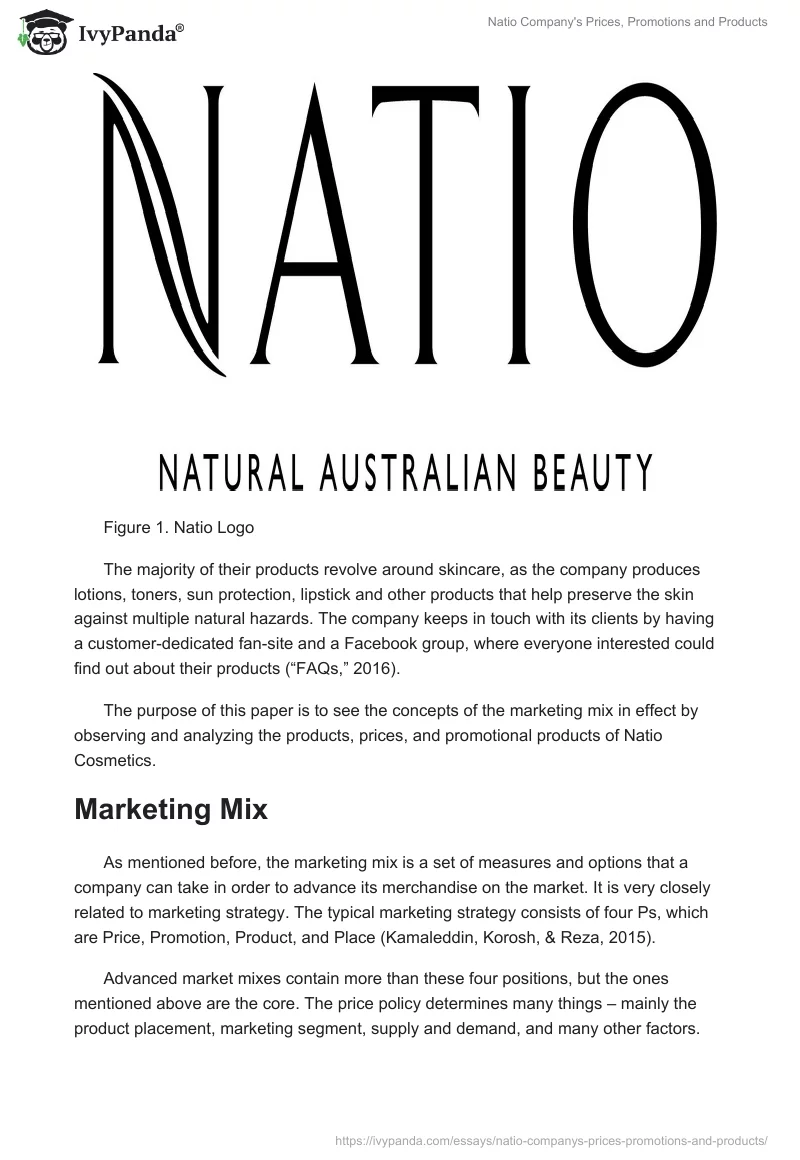 Natio Company's Prices, Promotions and Products. Page 2