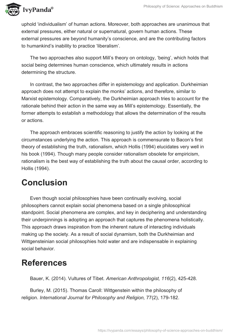 Philosophy of Science: Approaches on Buddhism. Page 4
