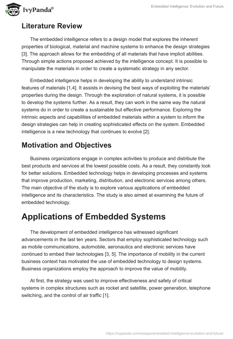 Embedded Intelligence: Evolution and Future. Page 2