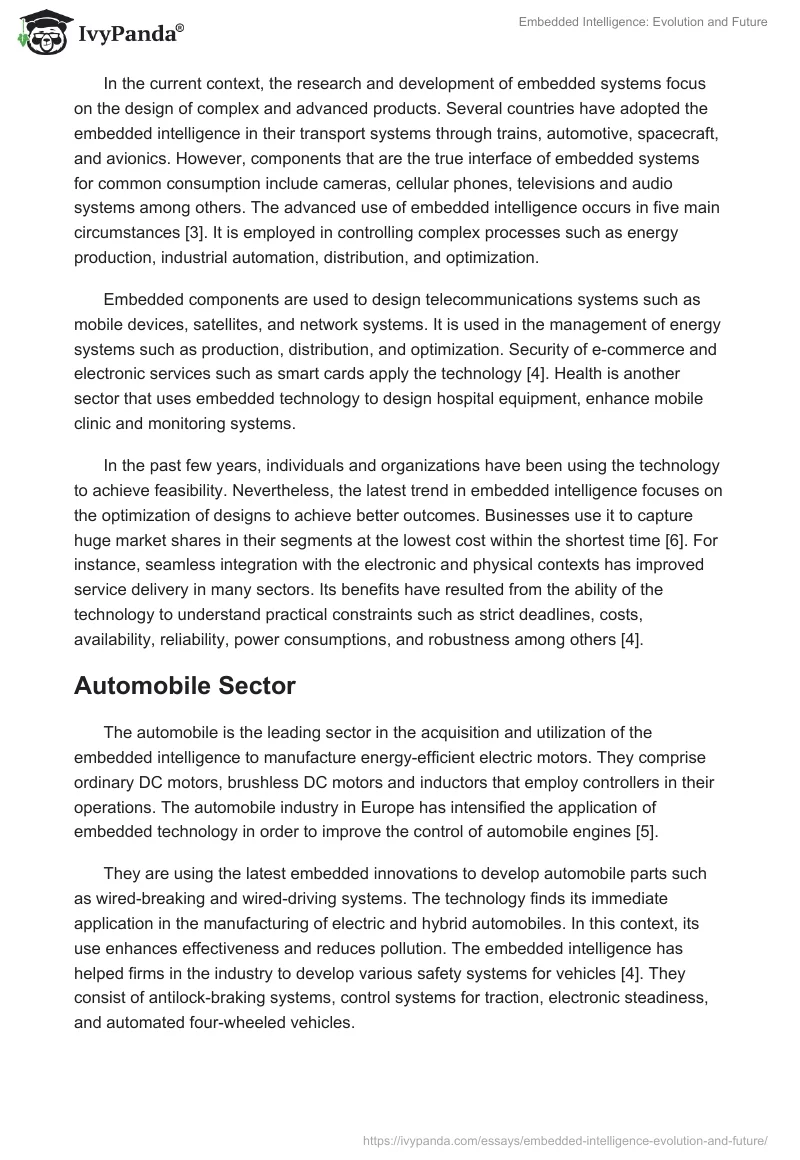 Embedded Intelligence: Evolution and Future. Page 3