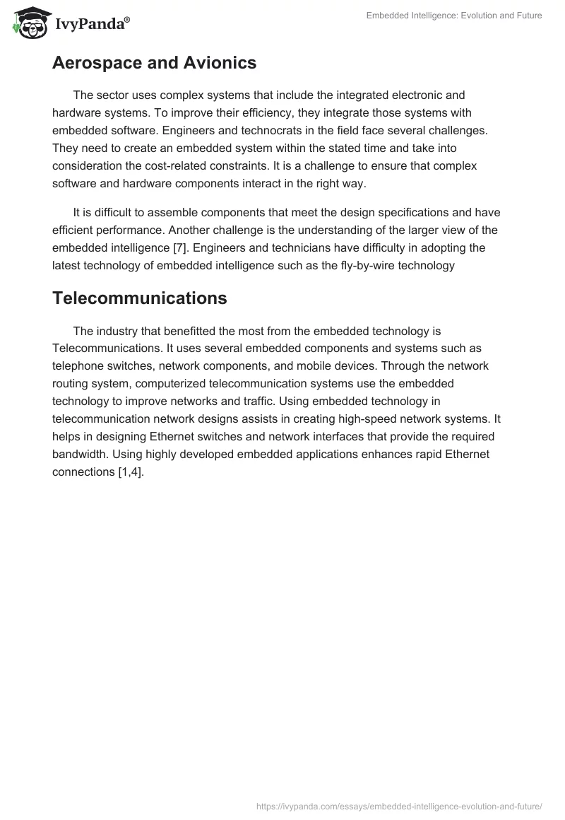 Embedded Intelligence: Evolution and Future. Page 4