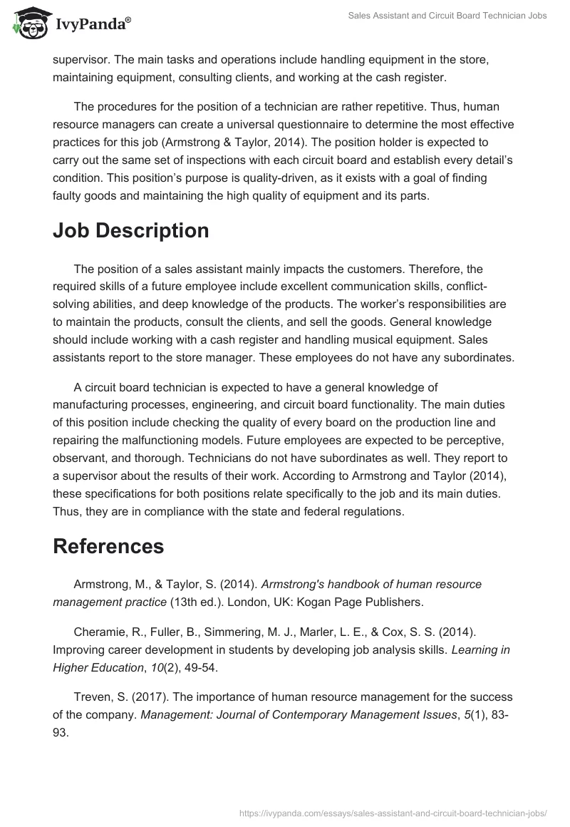 Sales Assistant and Circuit Board Technician Jobs. Page 2