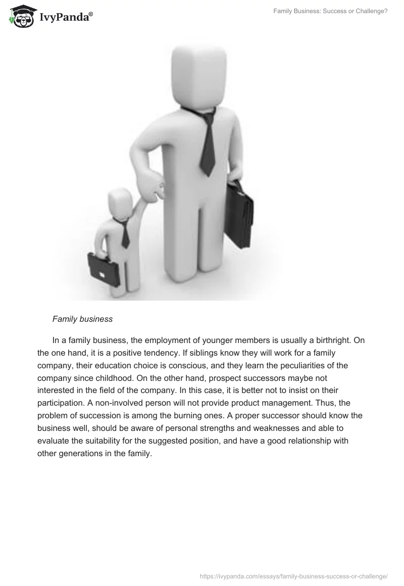 Family Business: Success or Challenge?. Page 3