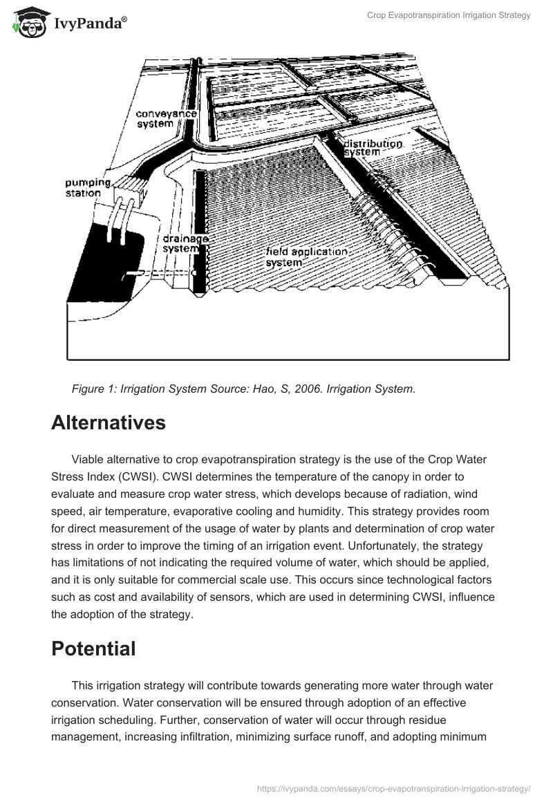 Crop Evapotranspiration Irrigation Strategy. Page 3