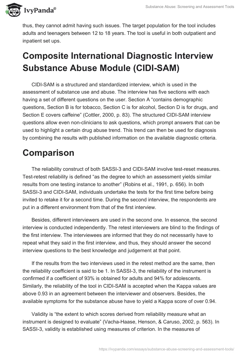 Substance Abuse: Screening and Assessment Tools. Page 2