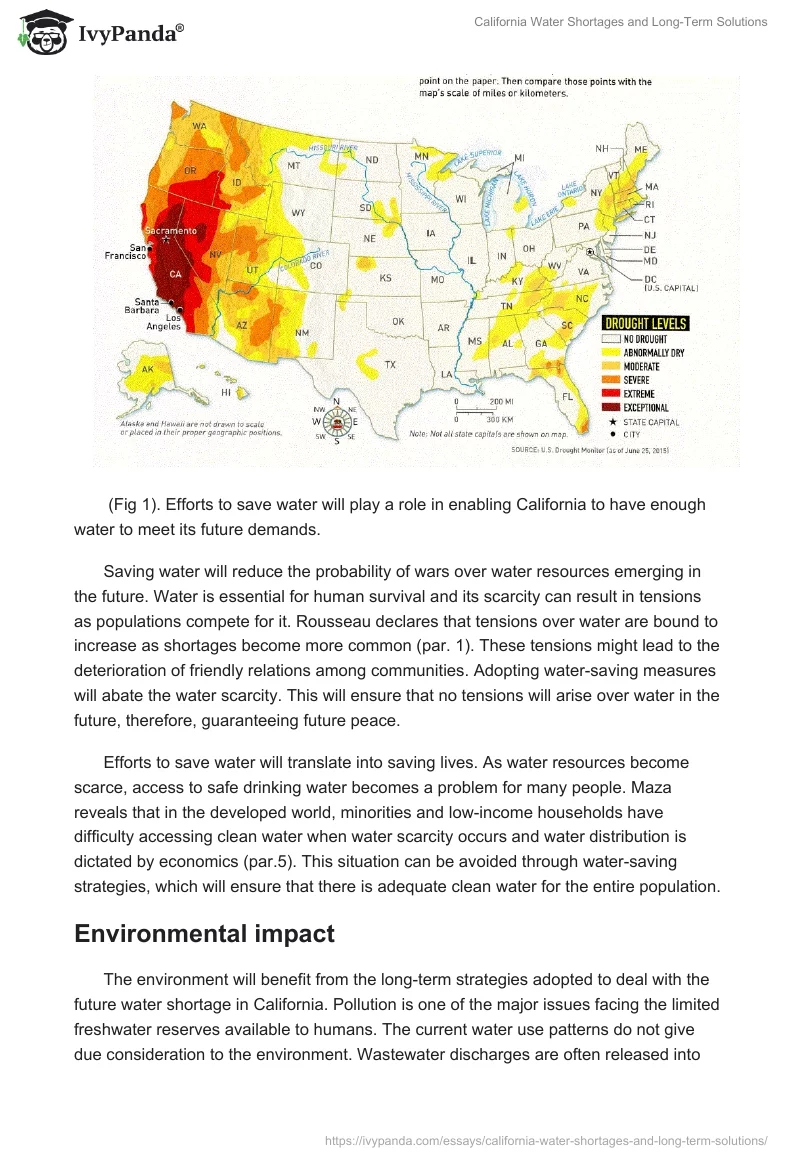 California Water Shortages and Long-Term Solutions. Page 3