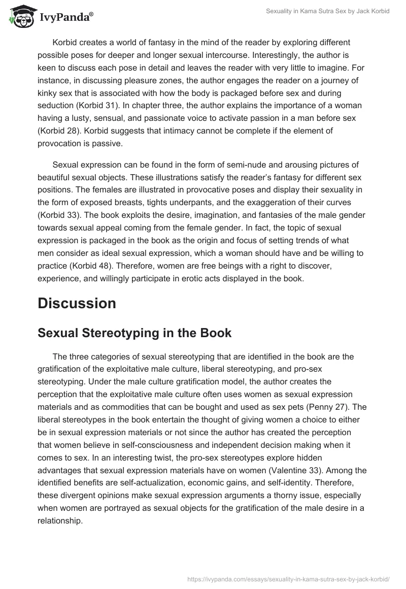 Sexuality in "Kama Sutra Sex" by Jack Korbid. Page 2