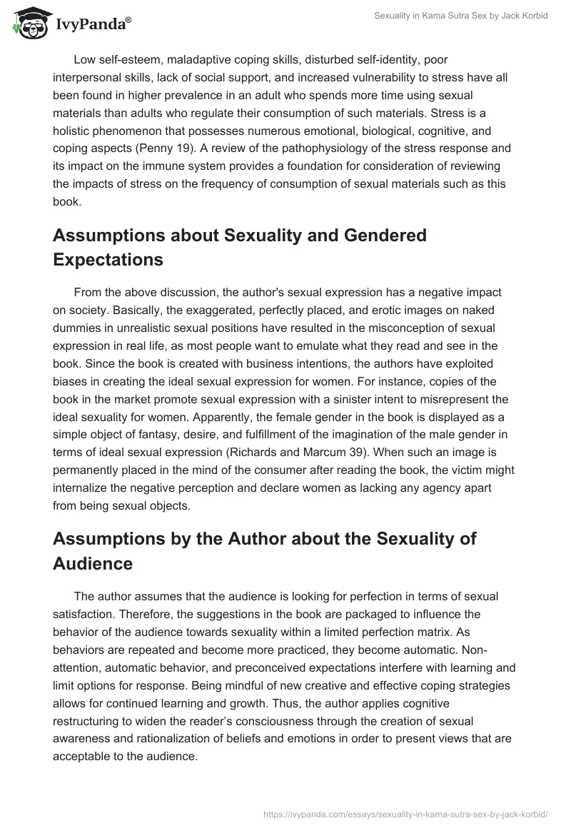 Sexuality in "Kama Sutra Sex" by Jack Korbid. Page 4