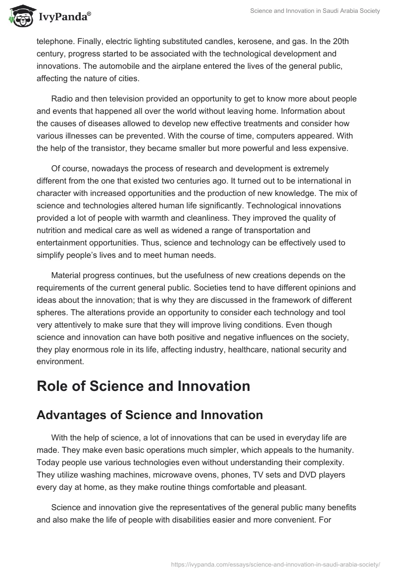 Science and Innovation in Saudi Arabia Society. Page 2