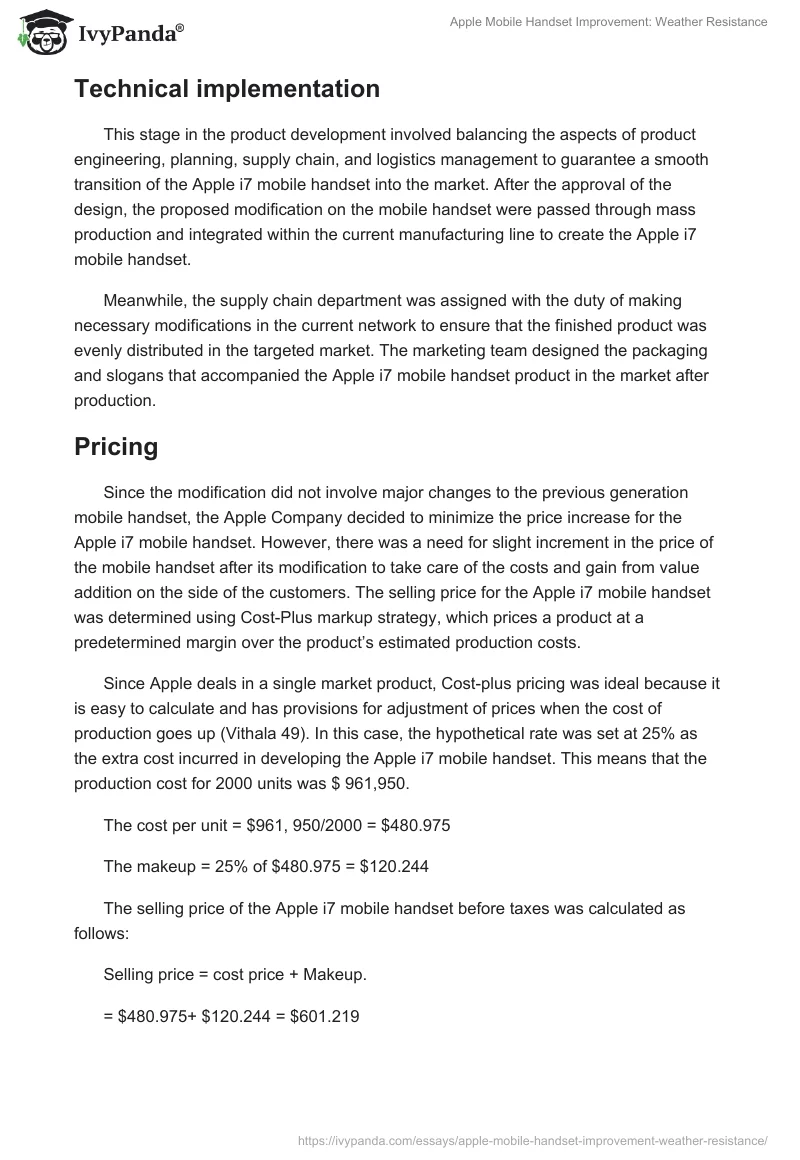 Apple Mobile Handset Improvement: Weather Resistance. Page 4