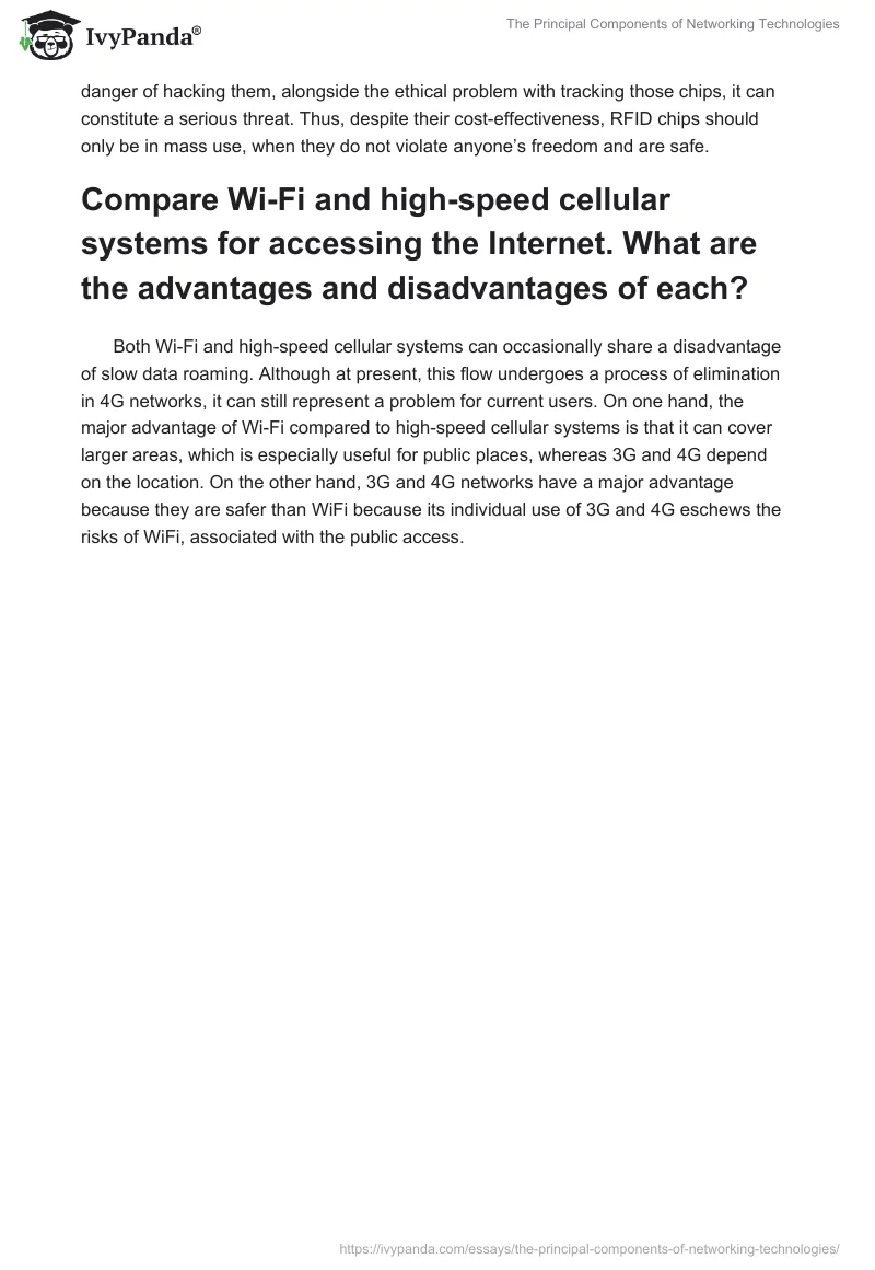 The Principal Components of Networking Technologies. Page 3