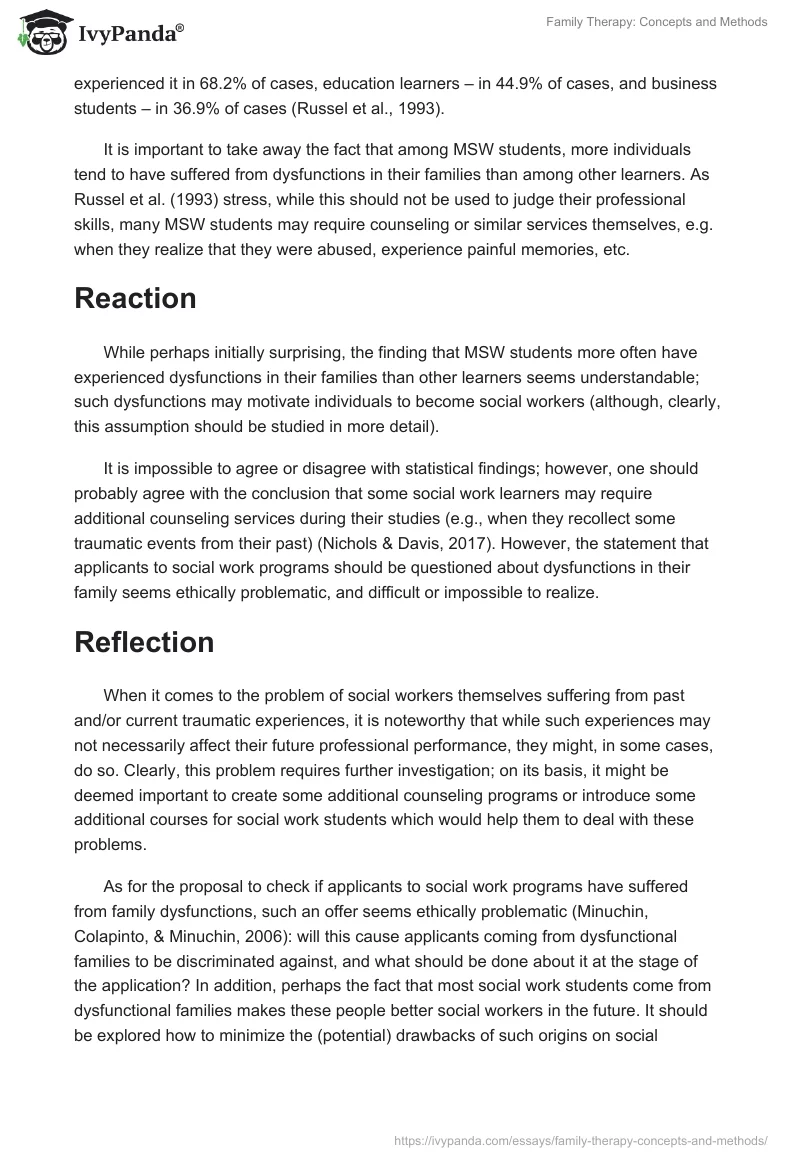 Family Therapy: Concepts and Methods. Page 2