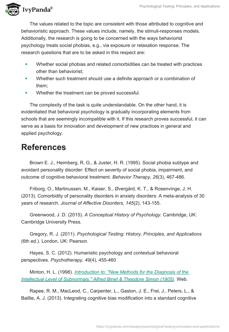 Psychological Testing: Principles, and Applications. Page 4