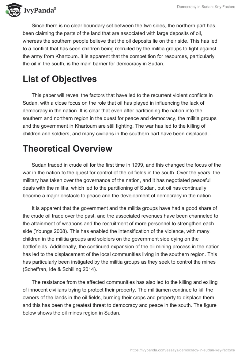 Democracy in Sudan: Key Factors. Page 2