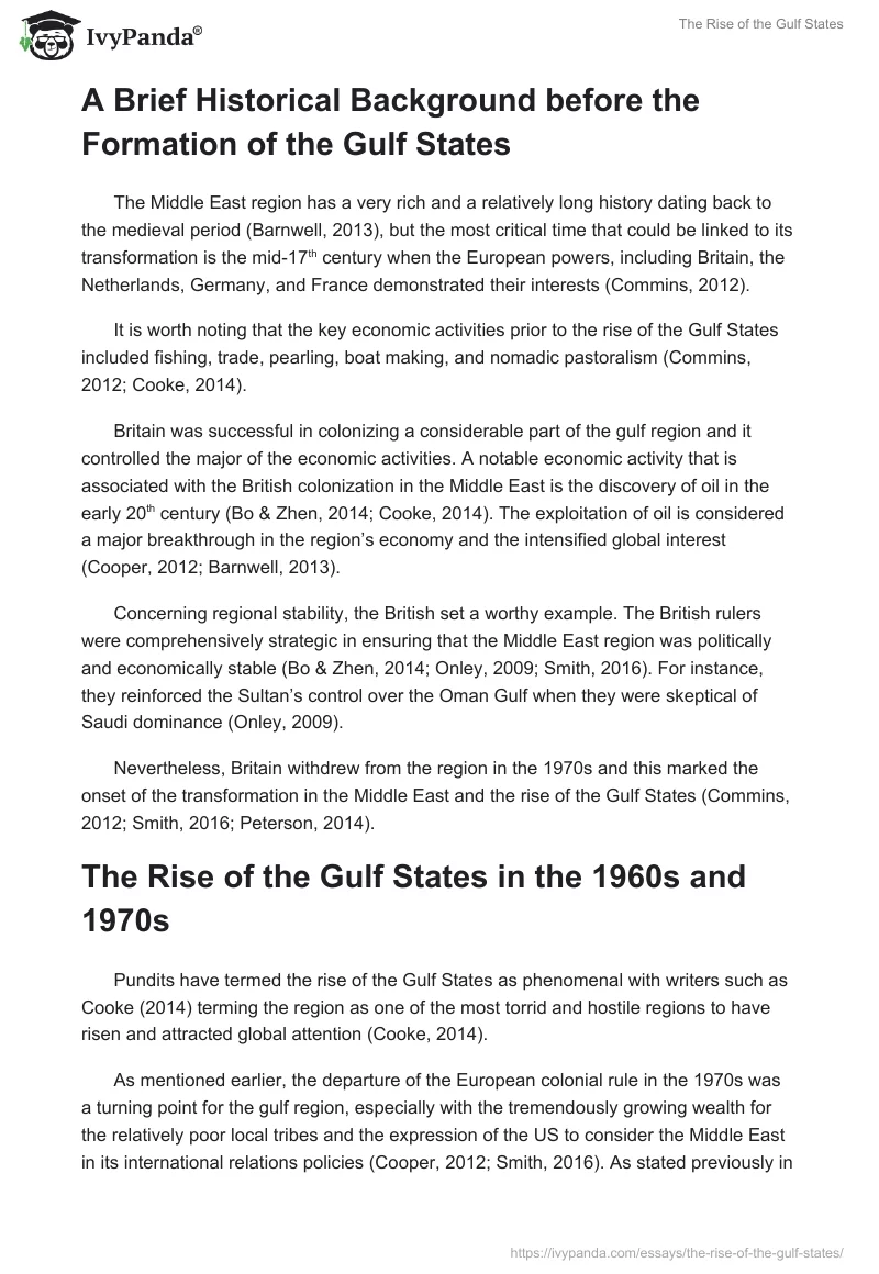 The Rise of the Gulf States. Page 2
