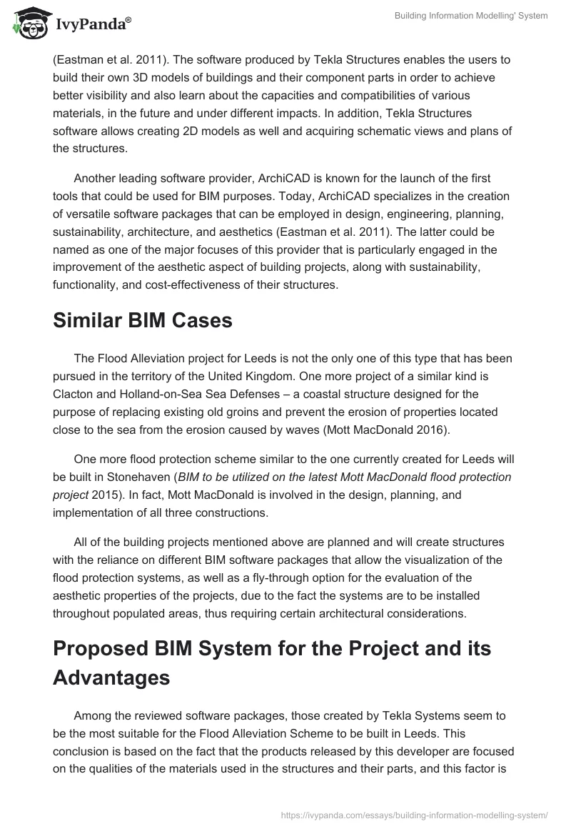 Building Information Modelling' System. Page 5