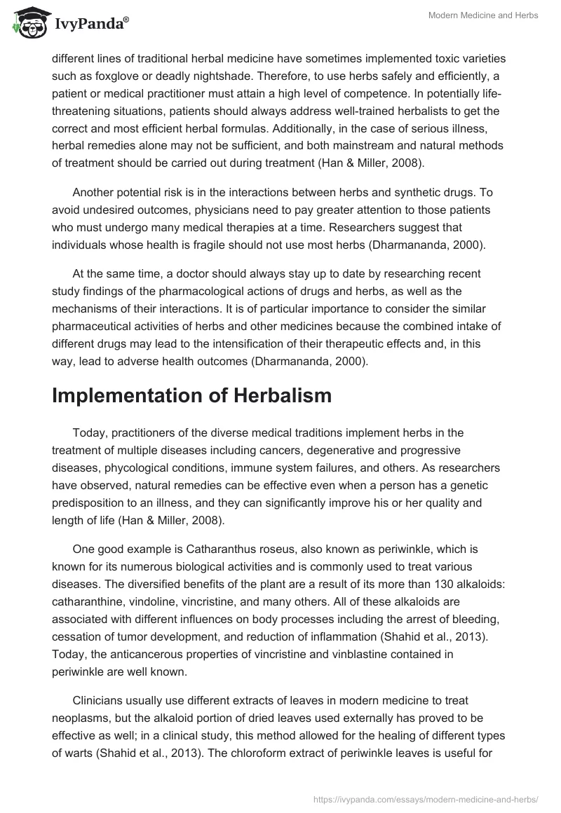 Modern Medicine and Herbs. Page 5