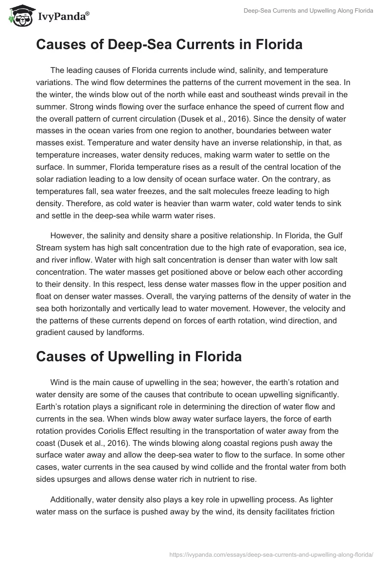 Deep-Sea Currents and Upwelling Along Florida. Page 3