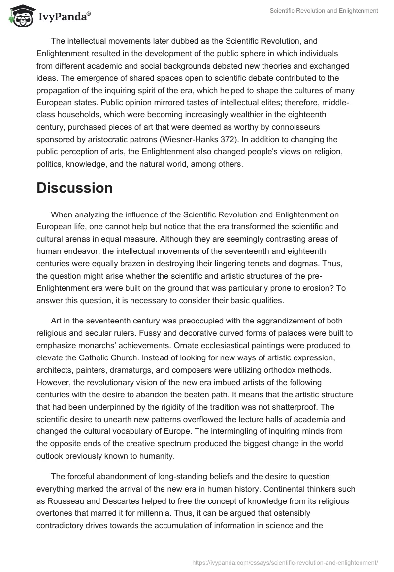 Scientific Revolution and Enlightenment. Page 2