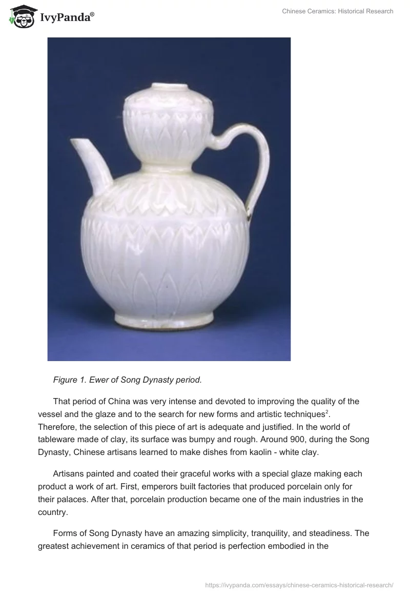 Chinese Ceramics: Historical Research. Page 2