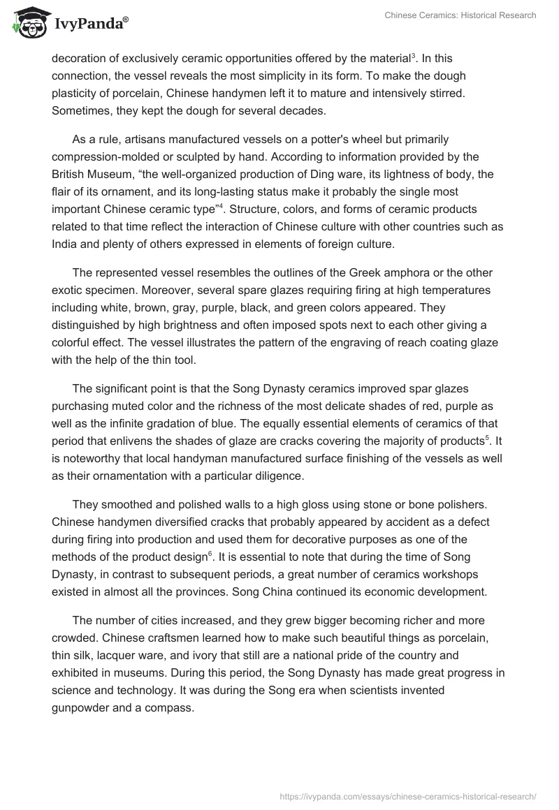 Chinese Ceramics: Historical Research. Page 3
