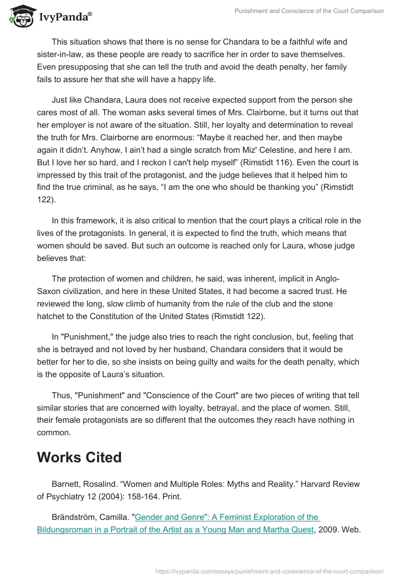 "Punishment" and "Conscience of the Court" Comparison. Page 3