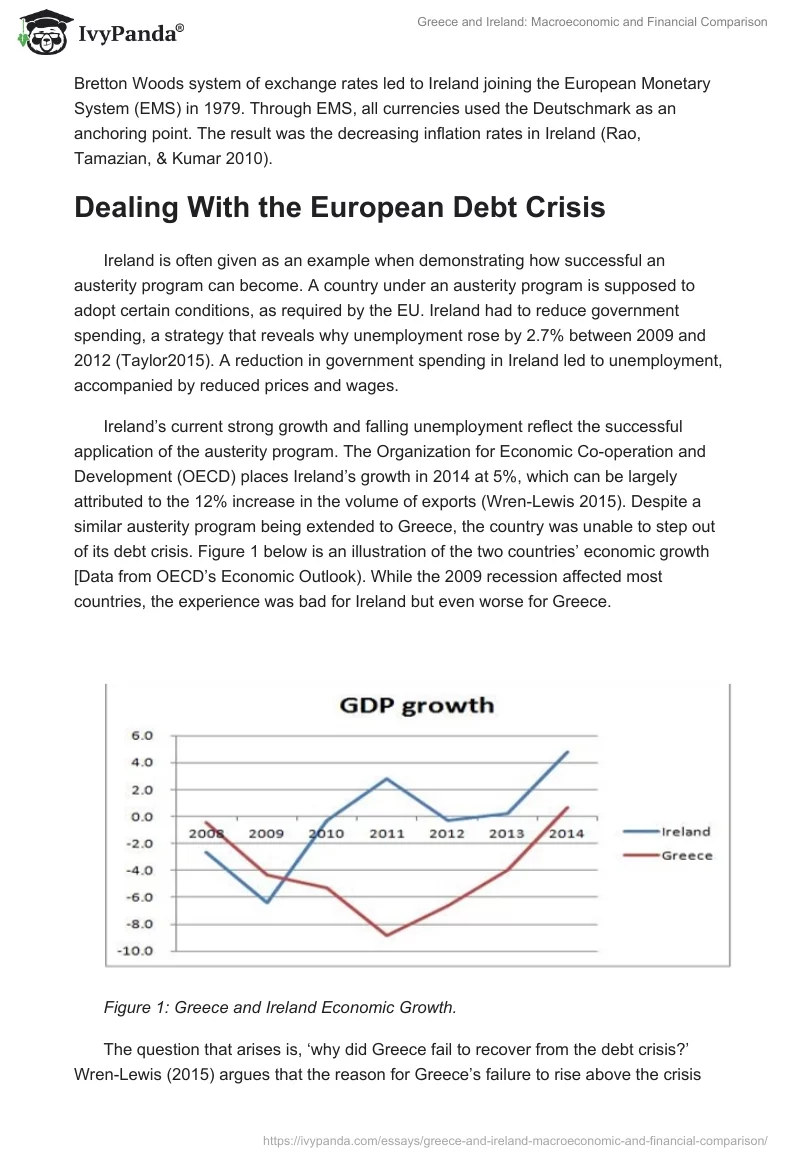 Greece and Ireland: Macroeconomic and Financial Comparison. Page 5