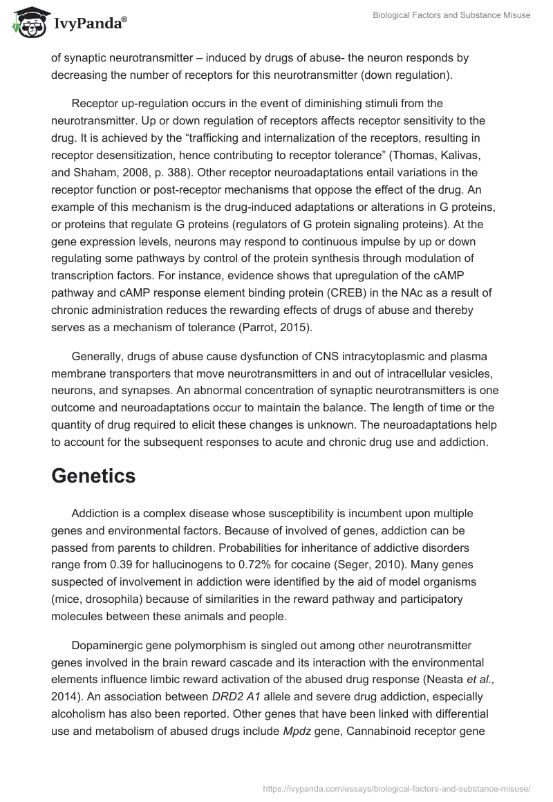 Biological Factors and Substance Misuse. Page 4