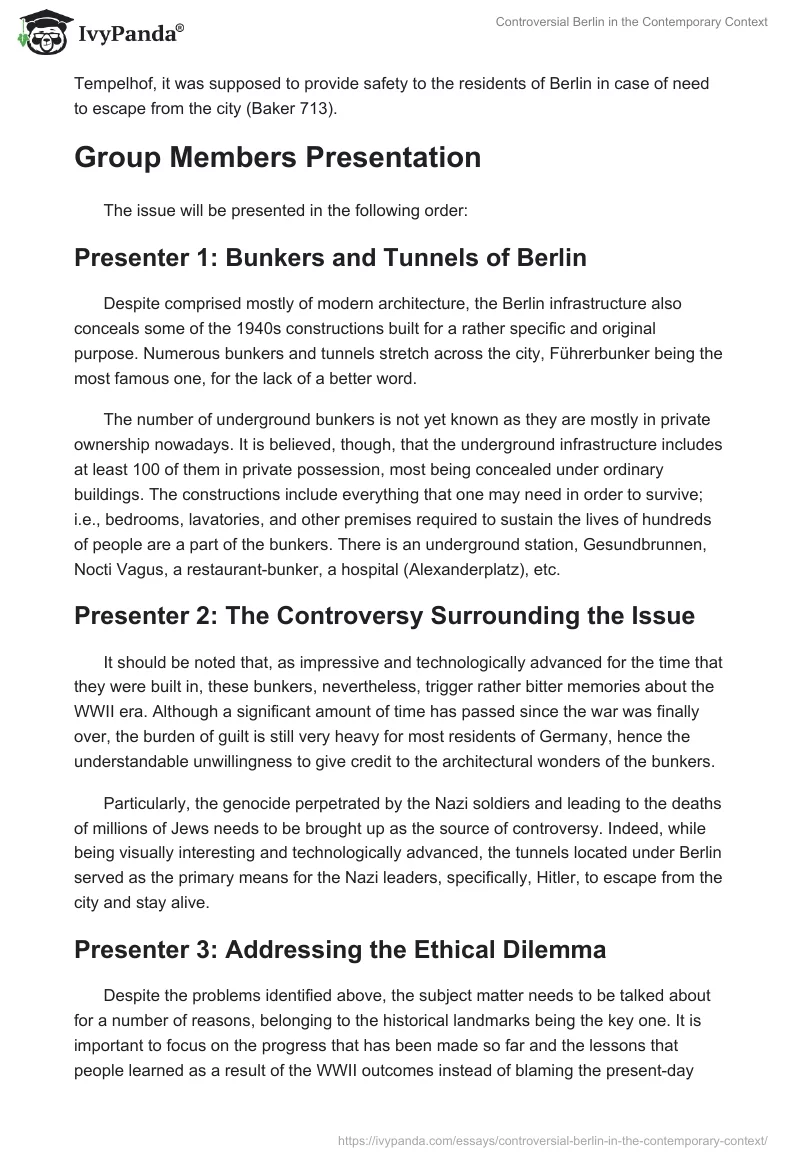 Controversial Berlin in the Contemporary Context. Page 2