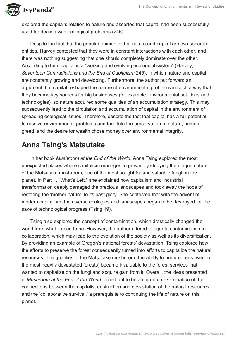 The Concept of Environmentalism: Review of Studies. Page 4