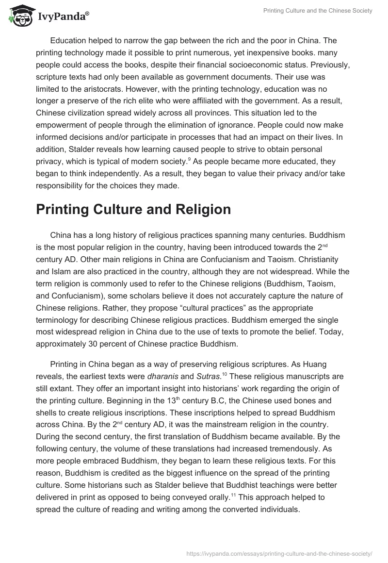 Printing Culture and the Chinese Society. Page 3