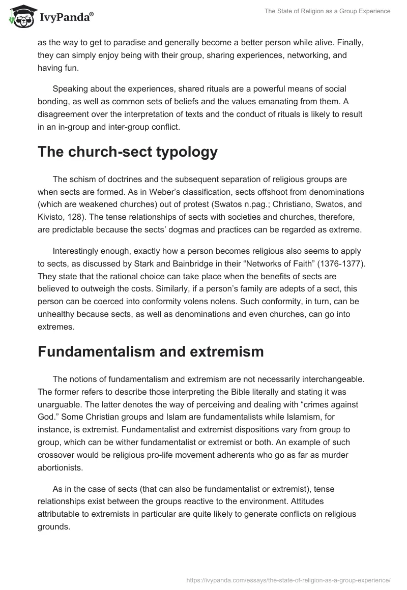 The State of Religion as a Group Experience. Page 2