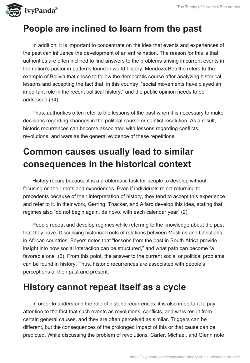 The Theory of Historical Recurrence. Page 2