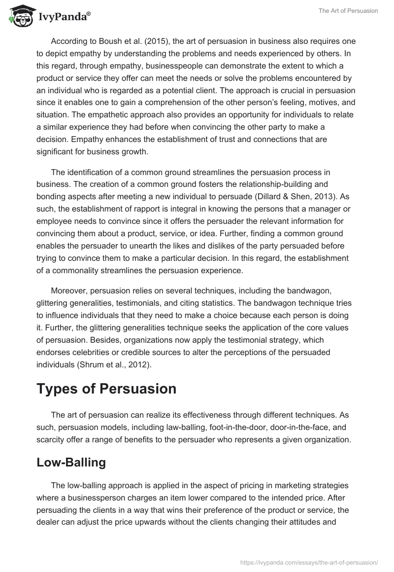 The Art of Persuasion. Page 4
