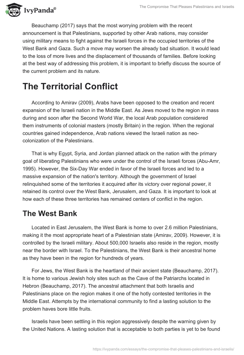 The Compromise That Pleases Palestinians and Israelis. Page 2
