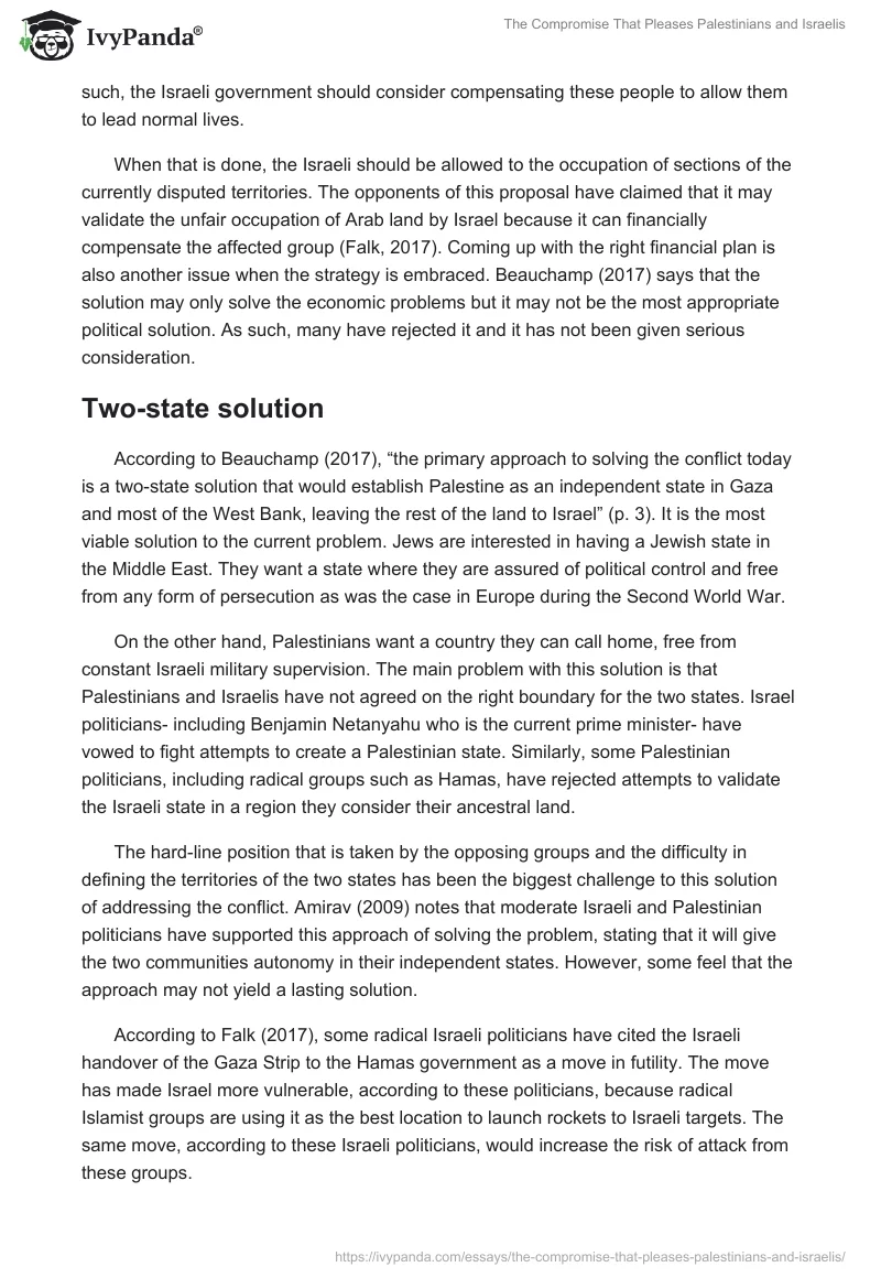 The Compromise That Pleases Palestinians and Israelis. Page 5