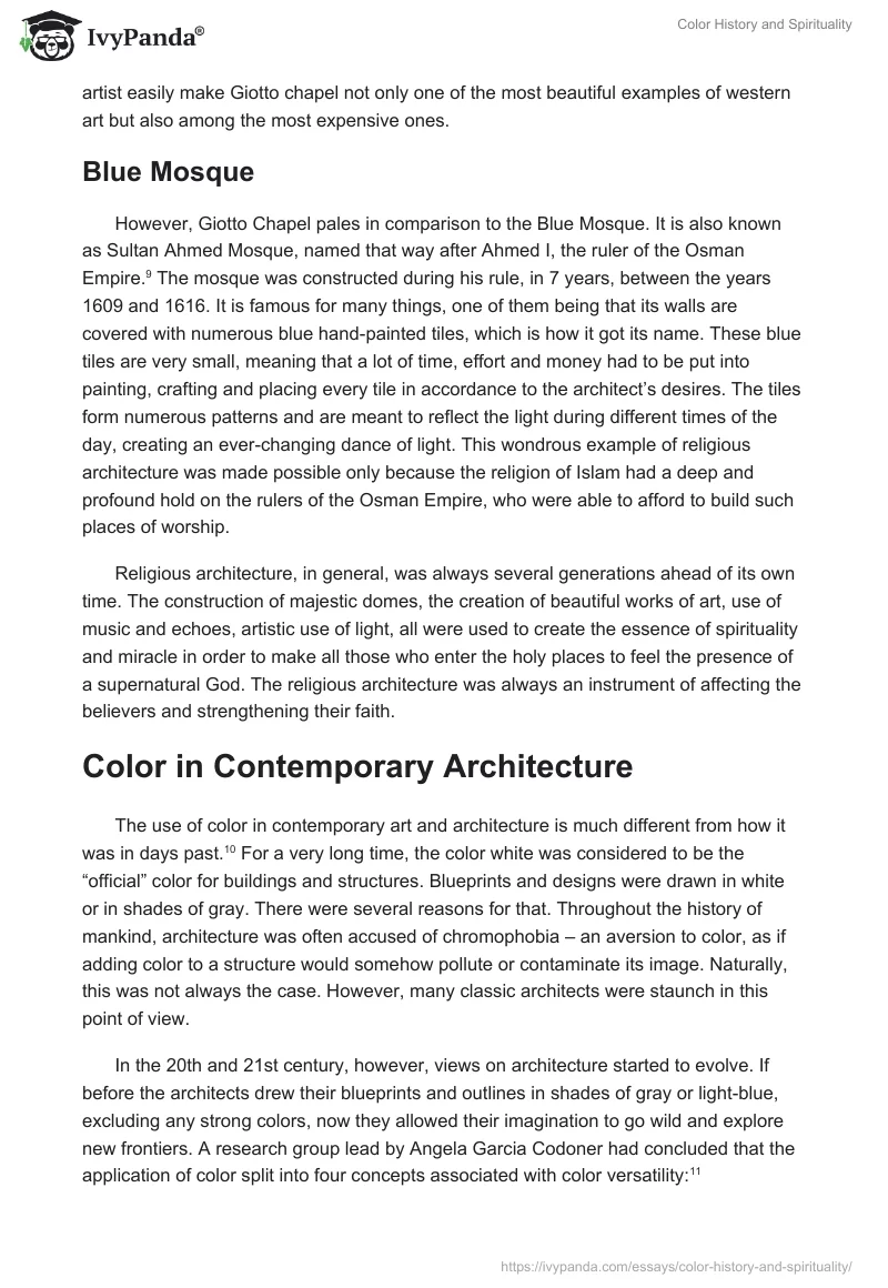 Color History and Spirituality. Page 3
