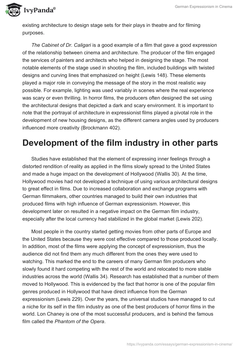 German Expressionism in Cinema. Page 4