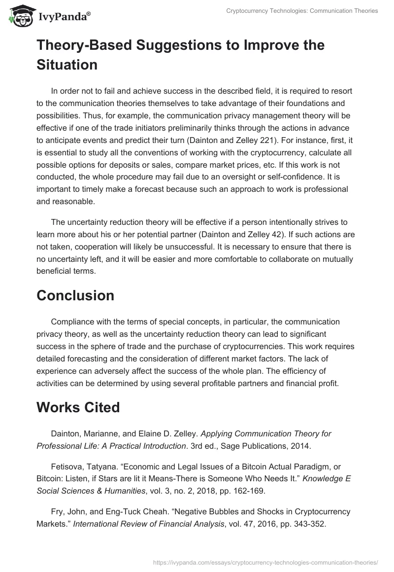 Cryptocurrency Technologies: Communication Theories. Page 4