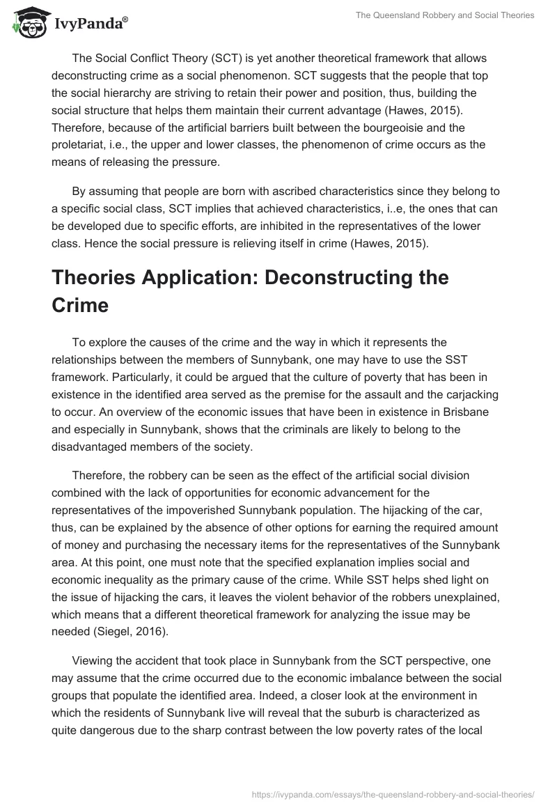 The Queensland Robbery and Social Theories. Page 2