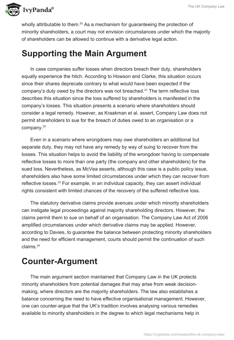 The UK Company Law. Page 5