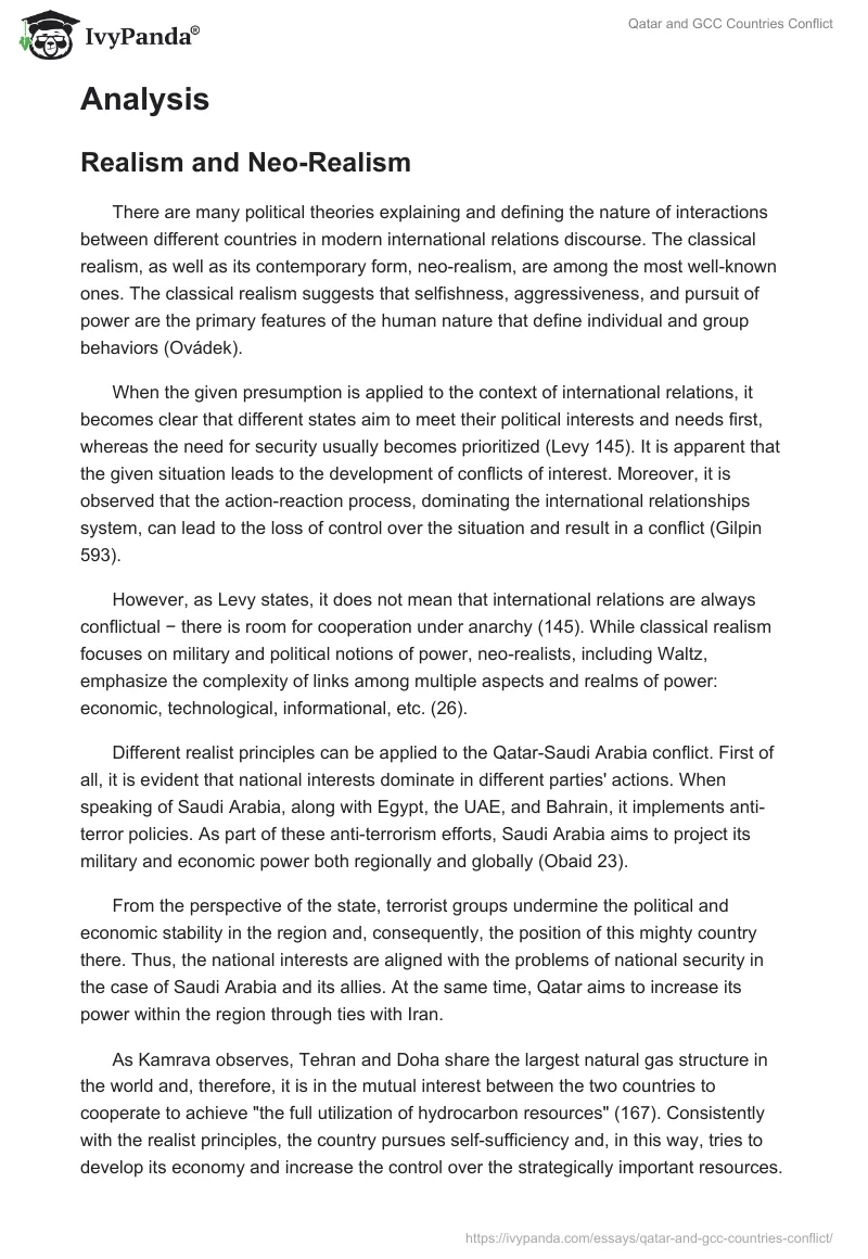 Qatar and GCC Countries Conflict. Page 2