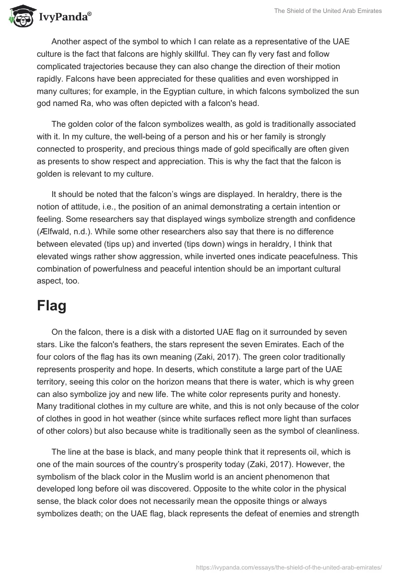 The Shield of the United Arab Emirates. Page 2
