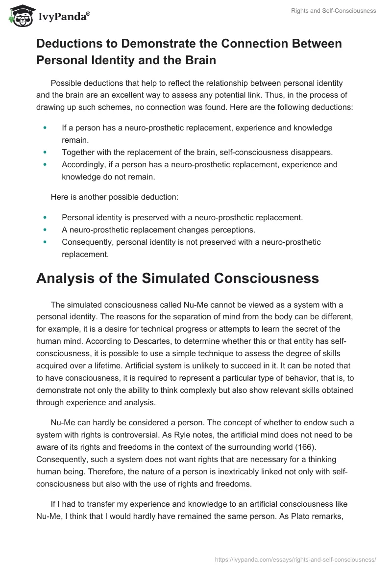 Rights and Self-Consciousness. Page 4