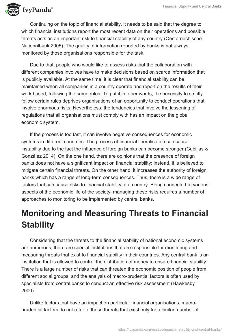Financial Stability and Central Banks. Page 3