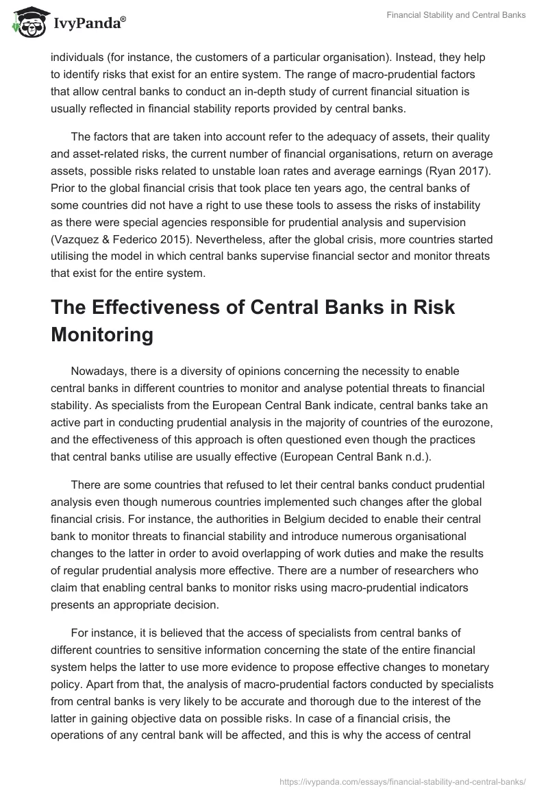 Financial Stability and Central Banks. Page 4