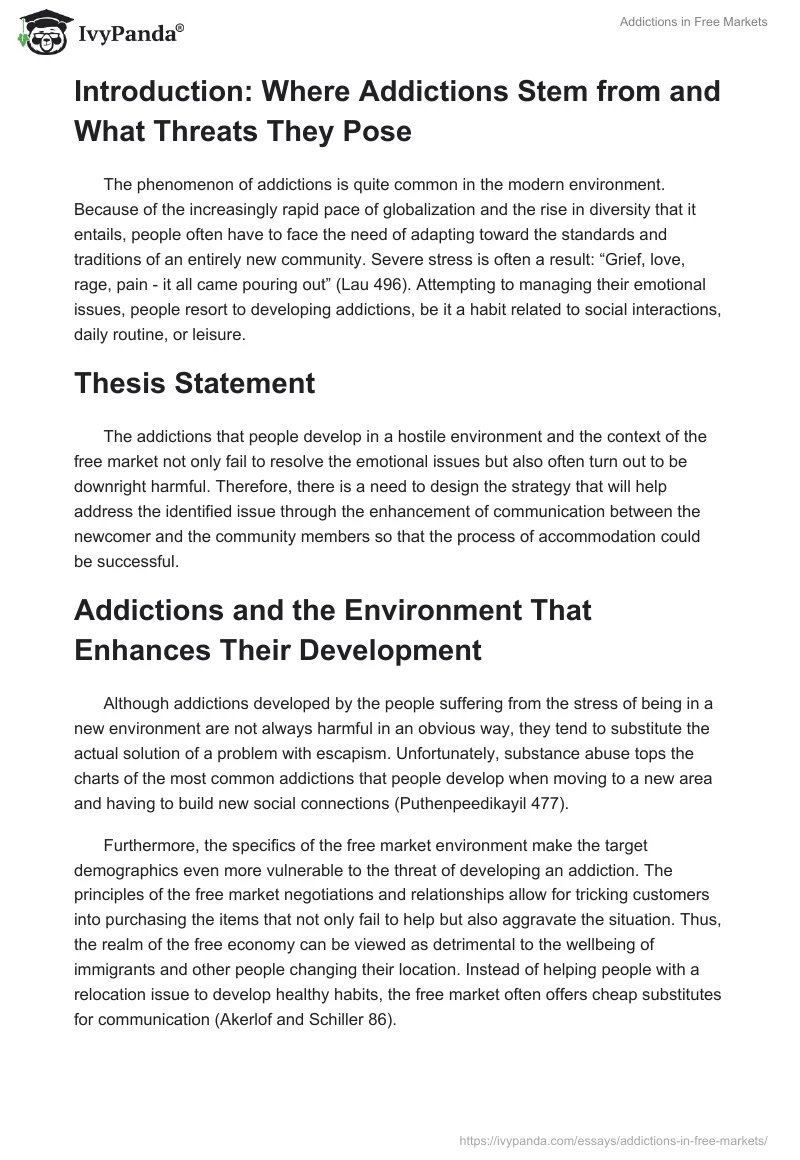 Addictions in Free Markets. Page 3