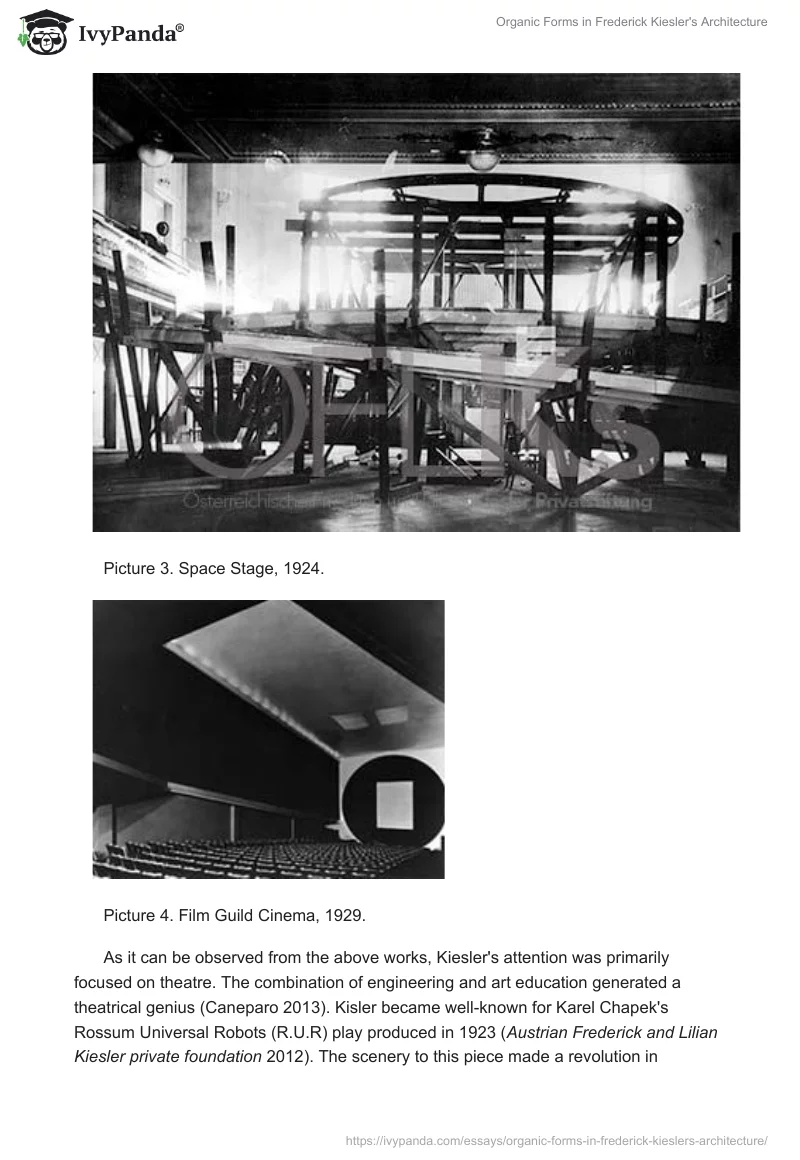 Organic Forms in Frederick Kiesler's Architecture. Page 4